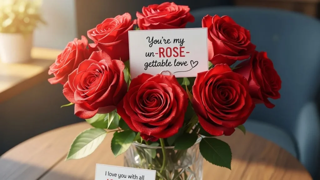 Romantic Rose Puns for Lovers