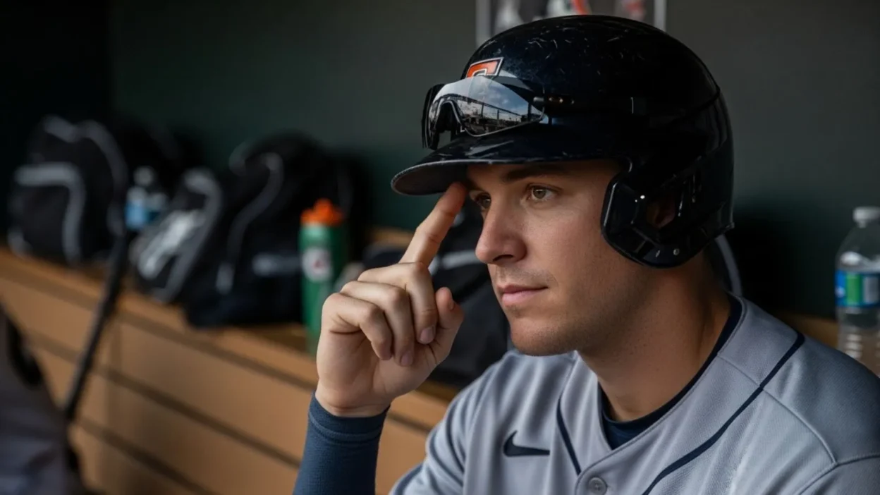 Tapping Helmet Meaning Baseball