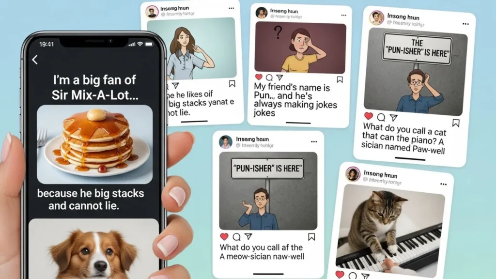 Trending Funny Name Puns on Social Media