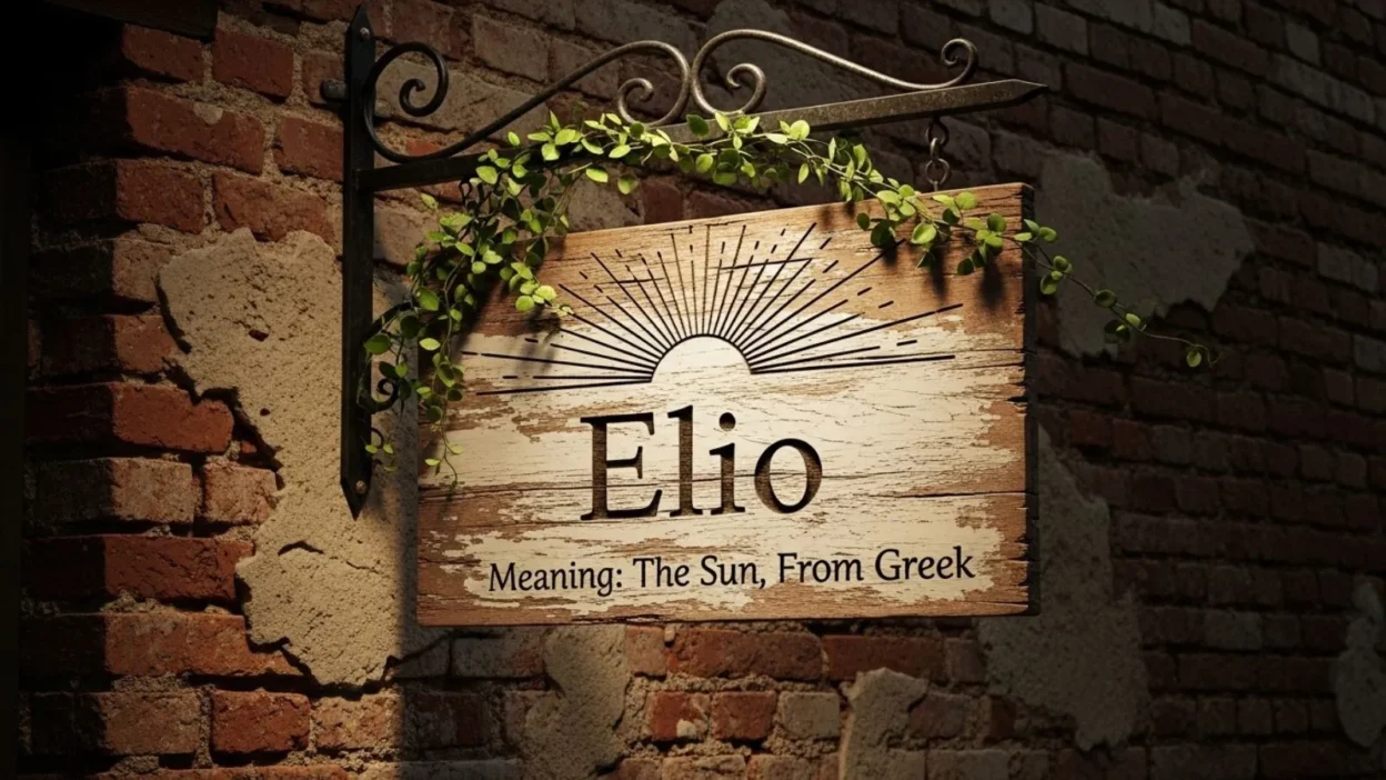 Elio Name Meaning