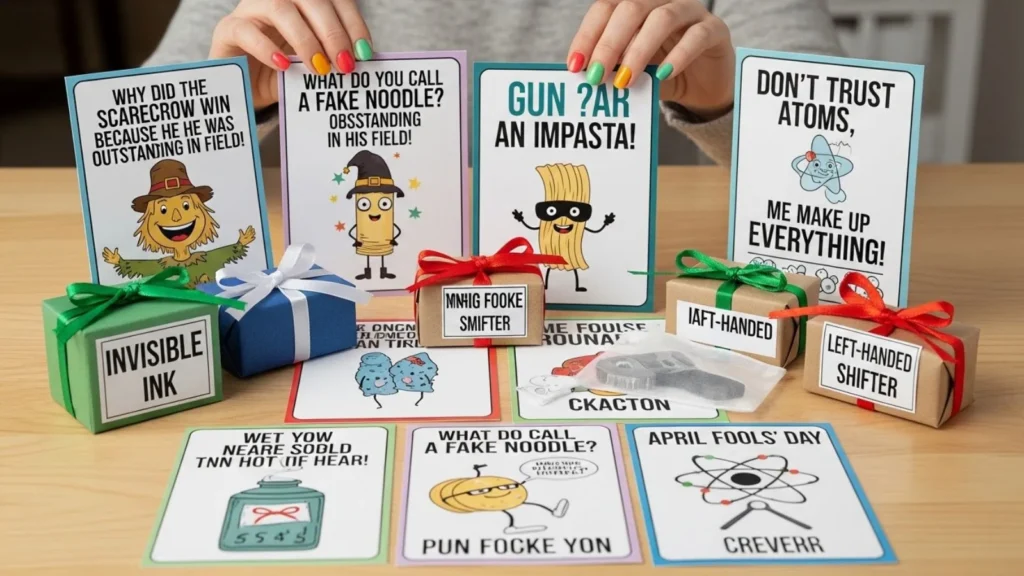 Giftable April Fools Puns and Cards