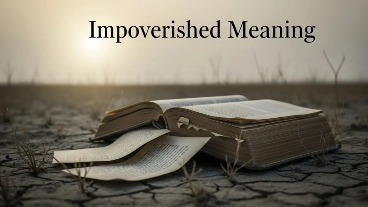 Impoverished Meaning