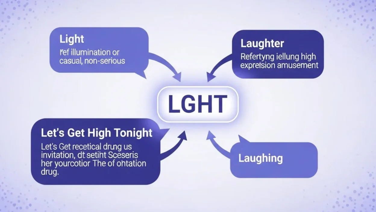 LGHT Meaning in Text