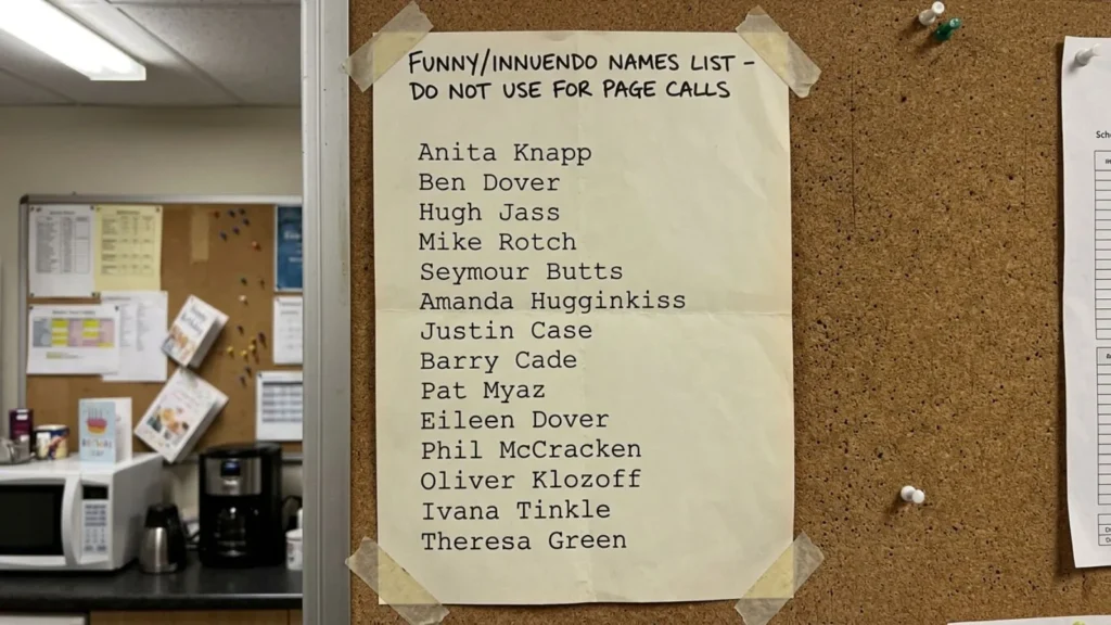 Best Funny Dirty Names List