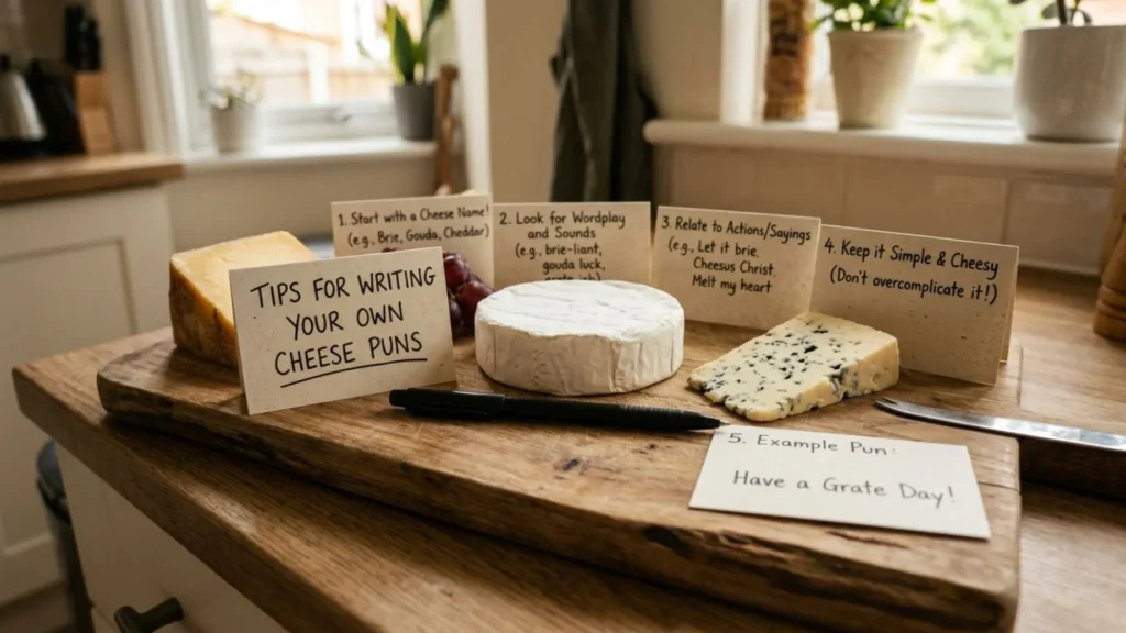 Tips for Writing Your Own Cheese Puns