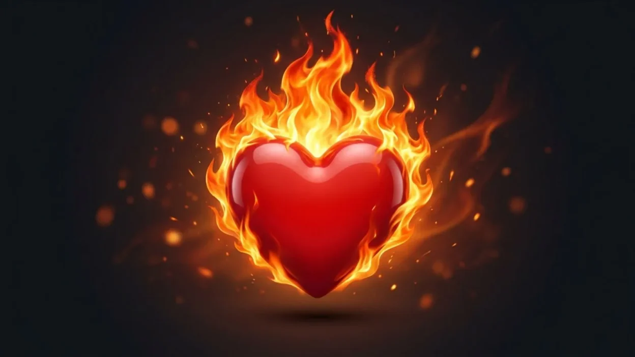 Burning Heart Emoji