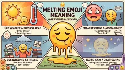 Melting Emoji Mean