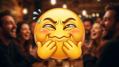 Trying Not To Laugh Emoji